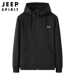 JEEP SPIRIT 남성 루즈핏 캐주얼 맨투맨 트레이닝 후드 점퍼