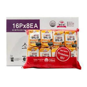 (신선집중) 새우표 완도 프리미엄 도시락김 4g x 128봉/ 수산식품 명인