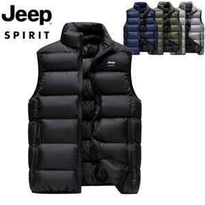 지프 JEEP SPIRIT 가을 겨울 신상 패딩 조끼 남 도톰 보온 코트