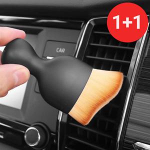 1+1 차량용 틈새 송풍구 브러쉬 먼지제거 에어컨 청소솔
