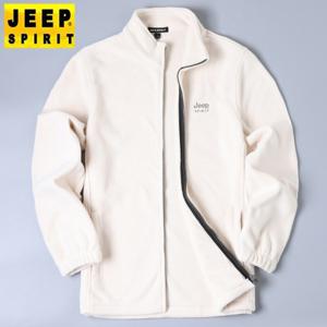 JEEP SPIRIT 가을 겨울 남성 후리스집업 점퍼 바람막이