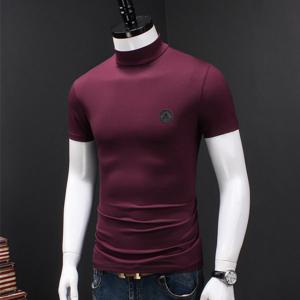 폴라티 남성 반팔 레이어드 이너 슬림 데일리 목티B15