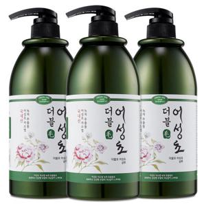어성초 비듬 약산성 두피 대용량 샴푸 1000ml 3개
