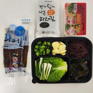 25년 햇 구룡포직송 자연산 돌미역 햇 과메기 꽁치/야채세트/해초세트