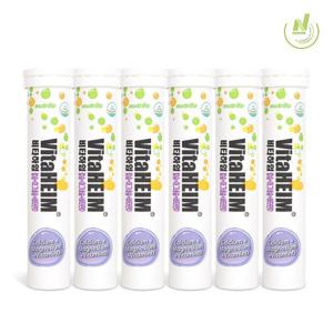 갤러리아 비타하임 발포 비타민 칼슘 마그네슘 비타민D 15정 6통