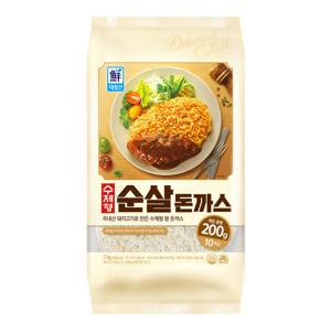 대림선 사조 수제형 순살 돈까스 2kg 왕돈까스 등심