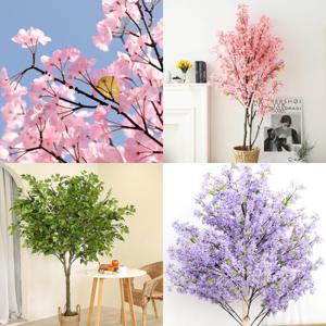 인테리어 조화 벚꽃 자작 라일락 소원나무 조화 인조나무 대형