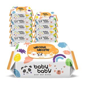 베이비베이비 아기물티슈 네이처 엠보휴대 20매X12팩