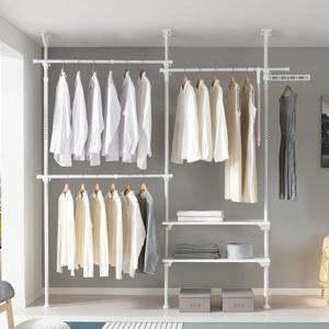 국민튼튼 이지온행거 5단 드레스룸 원목선반 EO-305MG