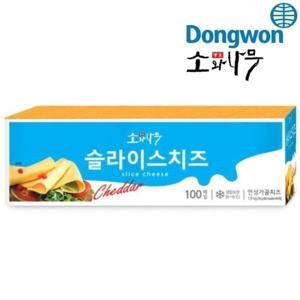 동원 소와나무 체다슬라이스치즈100매x3팩(총300매)/무배