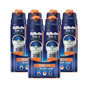 질레트 면도젤 프로글라이드 퓨어스포츠 6개