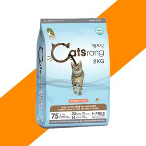 캐츠랑 어덜트2kg 고양이사료길고양이사료