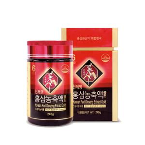천제명 () 6년근 홍삼정 홍삼농축액 골드 (240g x 1병)