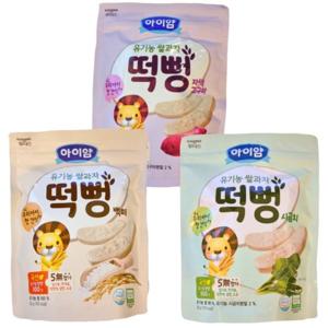 백미떡뻥 일동후디스 유기농 쌀과자 백미떡뻥