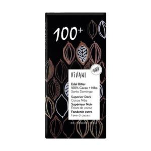 비바니  유기농 다크 100% 초콜릿 80g