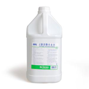 그린제약 과산화수소 3% 4L 대용량 소독용 소독약