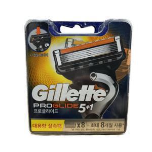 질레트 퓨전 프로글라이드 매뉴얼 면도날 8입 / 무배