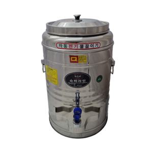 우성금속 자동 전기 물끓이기 12호 보온 물통 온수통