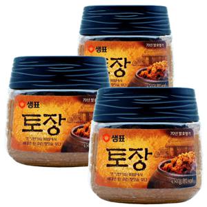 샘표 토장 450g x 3개 /된장 찌개