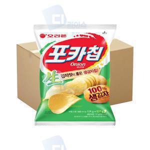 오리온 포카칩 어니언 137g 12봉 1박스 양파 봉지스낵