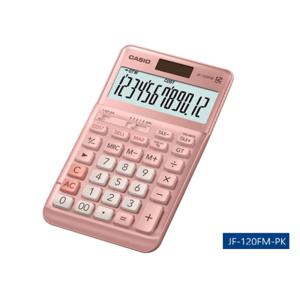 카시오 CASIO 계산기JF-120FM-PK /12자리 일반계산기 세금 원가 이윤 계산시활용 / 태양광 전지 모두사용
