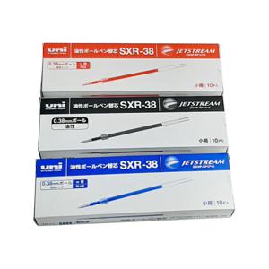 유니 제트스트림 단색볼펜심 0.38mm 칼라별1갑 SXR-38
