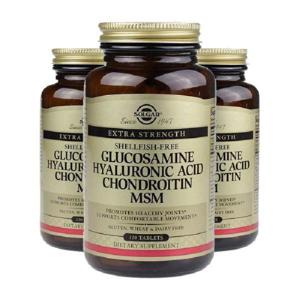 3개 Solgar 솔가 글루코사민 히알루론산 콘드로이친 MSM 120정