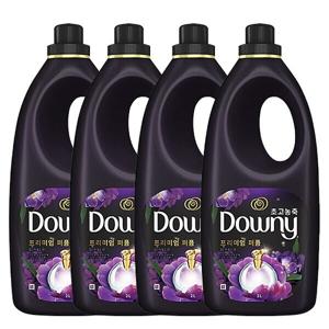 다우니 생화향기 컬렉션 미스티크 2L X 4개 블랙