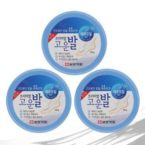 일양약품 프리미엄 고운발 뛰어난 고보습력 부드럽고 촉촉한 풋케어 풋크림 에뮤오일 함유 크림 (100g)x3개