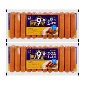 목우촌 주부9단 프랑크 소시지 500g 2개