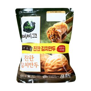 CJ제일제당 비비고 진한 김치만두 400g  x2개 묶음기획