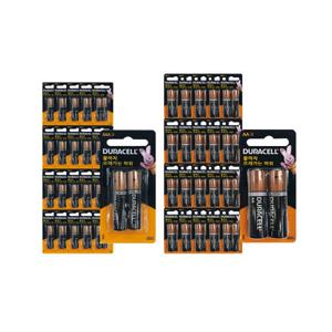 듀라셀 알카라인 건전지 AA 20개+AAA 20개