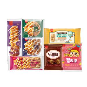 삼립 발효버터 패스츄리/스낵빵 9봉 골라담기