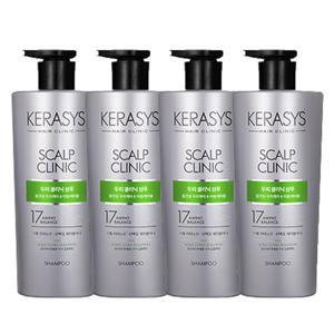 케라시스 헤어클리닉 두피 샴푸 600ml x4개