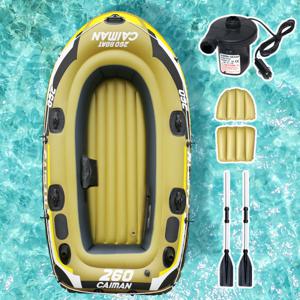 카이만 보트 230 260 고무보트 물놀이 보트 대형 알루미늄 노 2개 증정 2인용 3인용 에어 튜브 낚시보트