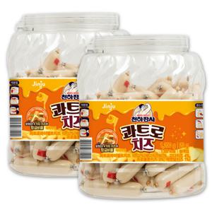 천하장사 소세지 한입 치즈 1200g x2개