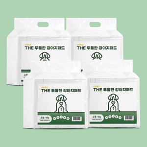 (12%_지마켓기획/런칭특가)스타펫 THE 두툼한 강아지 배변패드 소형 18g 400매 논슬립  대형 특대형