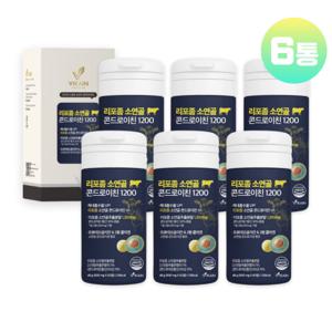 파워업 소연골 콘드로이친 1200 소유래 저분자 콘도로이친 콘드레이친 1200mg 6통