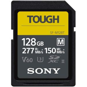 소니 TOUGH-M 시리즈 SDXC UHS-II 메모리 카드 128GB V60 CL10 U3 (SF-M128T/T1)