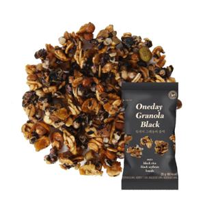 산과들에 흑미 검은콩 시리얼 원데이그래놀라블랙 x60봉