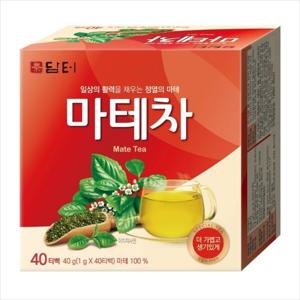 담터 마테차 40T (2개구매시 1000원 할인x넉넉한 유통기한)