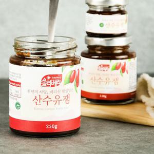 산수유잼 500g 실속형 /새콤달콤 맛있는과일잼 (무농약인증 산수유)