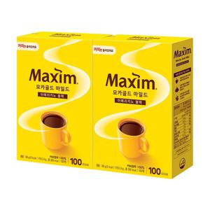 하프클럽/맥심 솔루블 모카골드 블랙 200T (프림설탕 X)