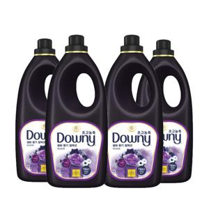 다우니 초고농축 생화향기 섬유유연제 미스티크 2L 4개