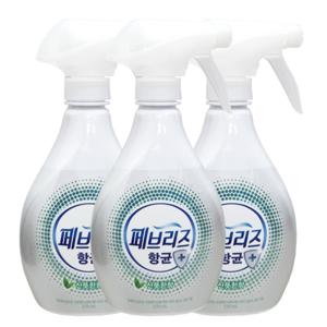 페브리즈 항균플러스 산뜻한향 섬유탈취제 370ml X 3개 / 용기형
