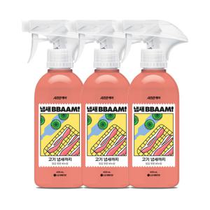 샤프란케어 섬유탈취제 냄새뺌 400mL 3개