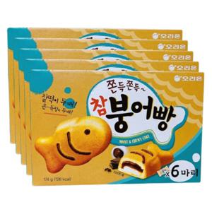 오리온 쫀득쫀득 참붕어빵 (6개입) 174g x 4개