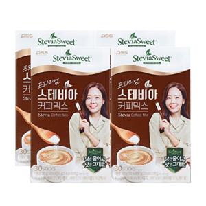 펄세스 프리미엄 스테비아 커피믹스 30T x 4개