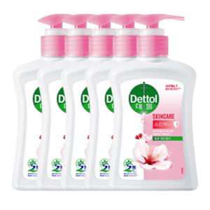 데톨 스킨케어 핸드워시 250g 5개