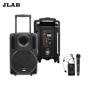 JLAB MK-160Q 10인치 블루투스 캐리어형 충전식 앰프 스피커 무선마이크2개 240와트